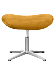 Flegg Ottoman Okergold Velvet