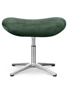Flegg Ottoman / Hocker Forrest Green Velvet