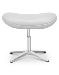 Flegg Ottoman / Hocker Wit Leer