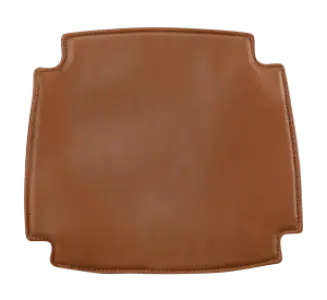 Seatdot / Kussentje voor Wishbone stoelen | PU Leer | Cognac/Bruin