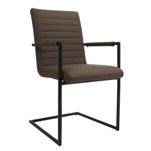 Industriële Eetkamerstoel Bars Vintage Taupe