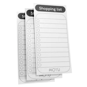 Uitwisbaar Boodschappenlijstje x3