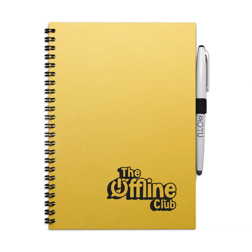 MOYU A5 Uitwisbaar Notitieboek The Offline Club - Hardcover MOYU A5 Uitwisbaar Notitieboek The Offline Club - Hardcover