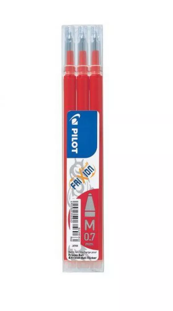 Moyu | Frixion Inktvullingen | 0.7mm | Rood | 3 x 4 stuks