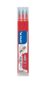 Moyu | Frixion Inktvullingen | 0.7mm | Rood | 3 x 4 stuks