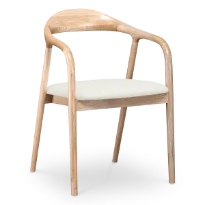 Artson Eetkamerstoel | Essen | Offwhite PU Leer