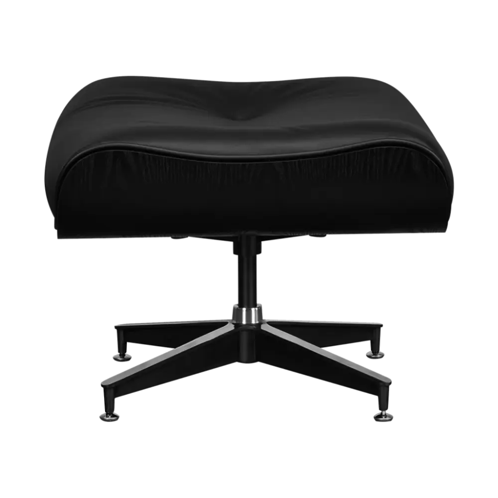 Cavel Lounge Chair Ottoman / Hocker Full Black Edition