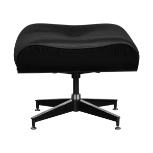Cavel Lounge Chair Ottoman / Hocker Full Black Edition