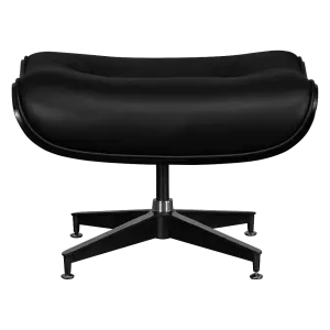 Cavel Lounge Chair Ottoman / Hocker Full Black Edition