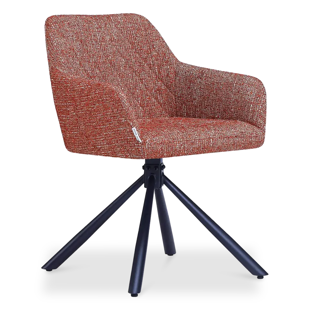specificaties-wolf-eetkamerstoel-zwarte finish-rood ote