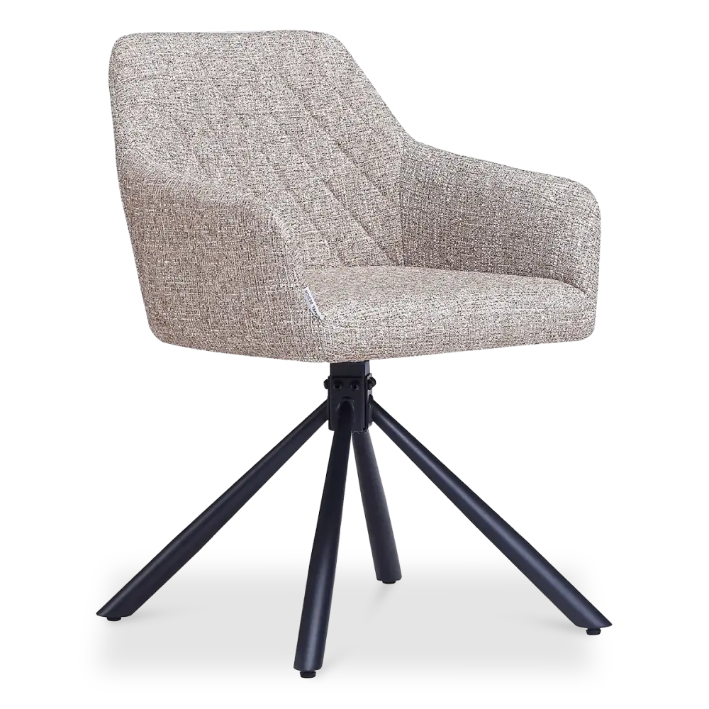 specificaties-wolf-eetkamerstoel-zwarte finish-zand ote