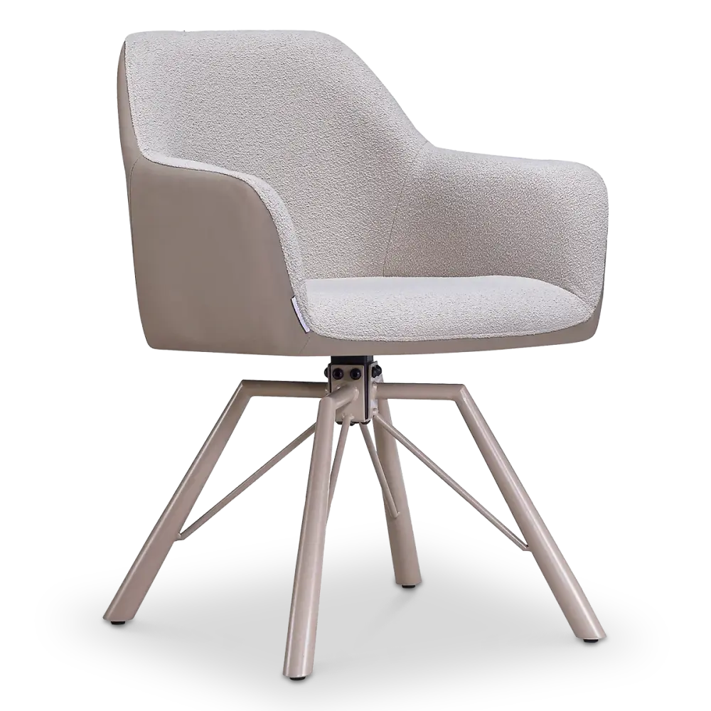 specificaties-nord-eetkamerstoel-taupe finish-taupe bouclé