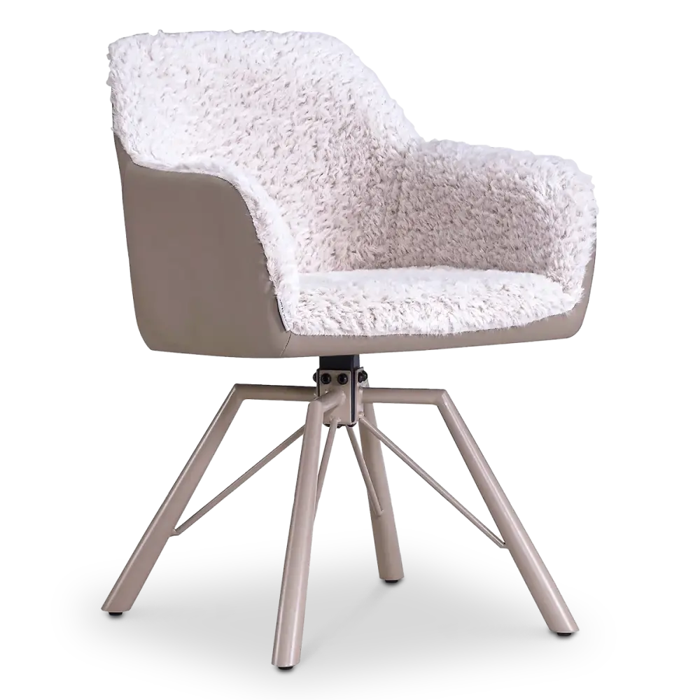 specificaties-nord-eetkamerstoel-taupe finish-taupe sheepskin