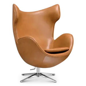 Flag Chair Cognac / Bruin Leer
