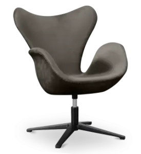 Sean Chair Zilver Grijs Velvet