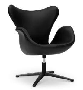 Sean Chair Zwart Leer