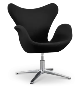 Sean Chair Zwart Kasjmier
