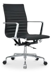 Cavel CD 117 Bureaustoel Zwart Leer