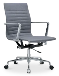 Cavel CD 117 Bureaustoel Grijs Linnen