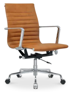 Cavel CD 117 Bureaustoel Cognac Leer