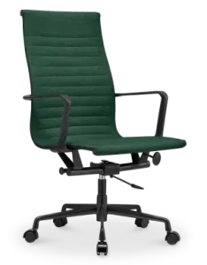 Cavel CD 119 Bureaustoel Groen Linnen | Zwart Frame