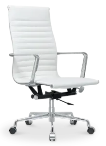 Cavel CD 119 Bureaustoel Wit Leer