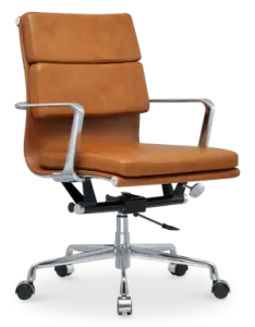 Cavel CD 217 Softpad Bureaustoel Cognac Leer