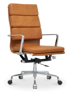 Cavel CD 219 Softpad Bureaustoel Cognac Leer