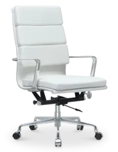 Cavel CD 219 Softpad Bureaustoel Wit Leer