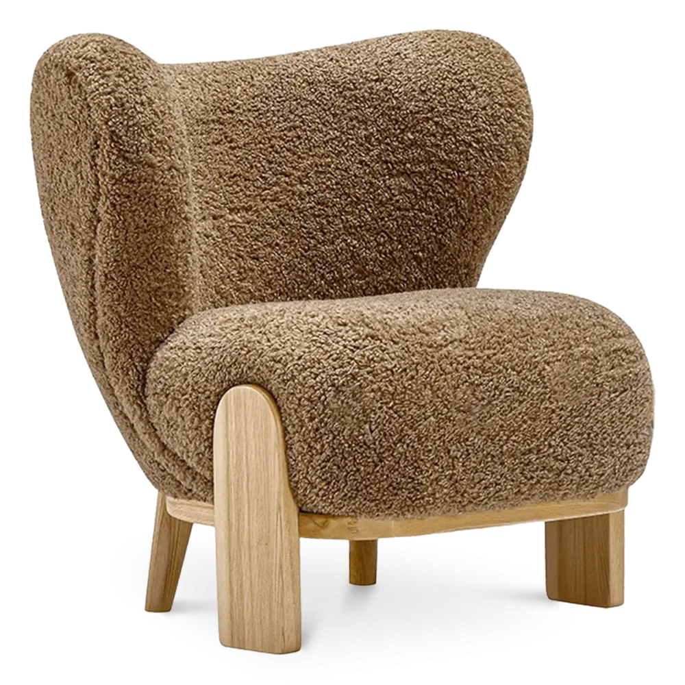 specificaties kita chair bruin-naturel 