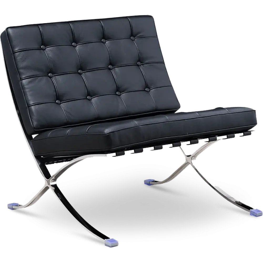 specificaties paviljoen chair zwart leer 