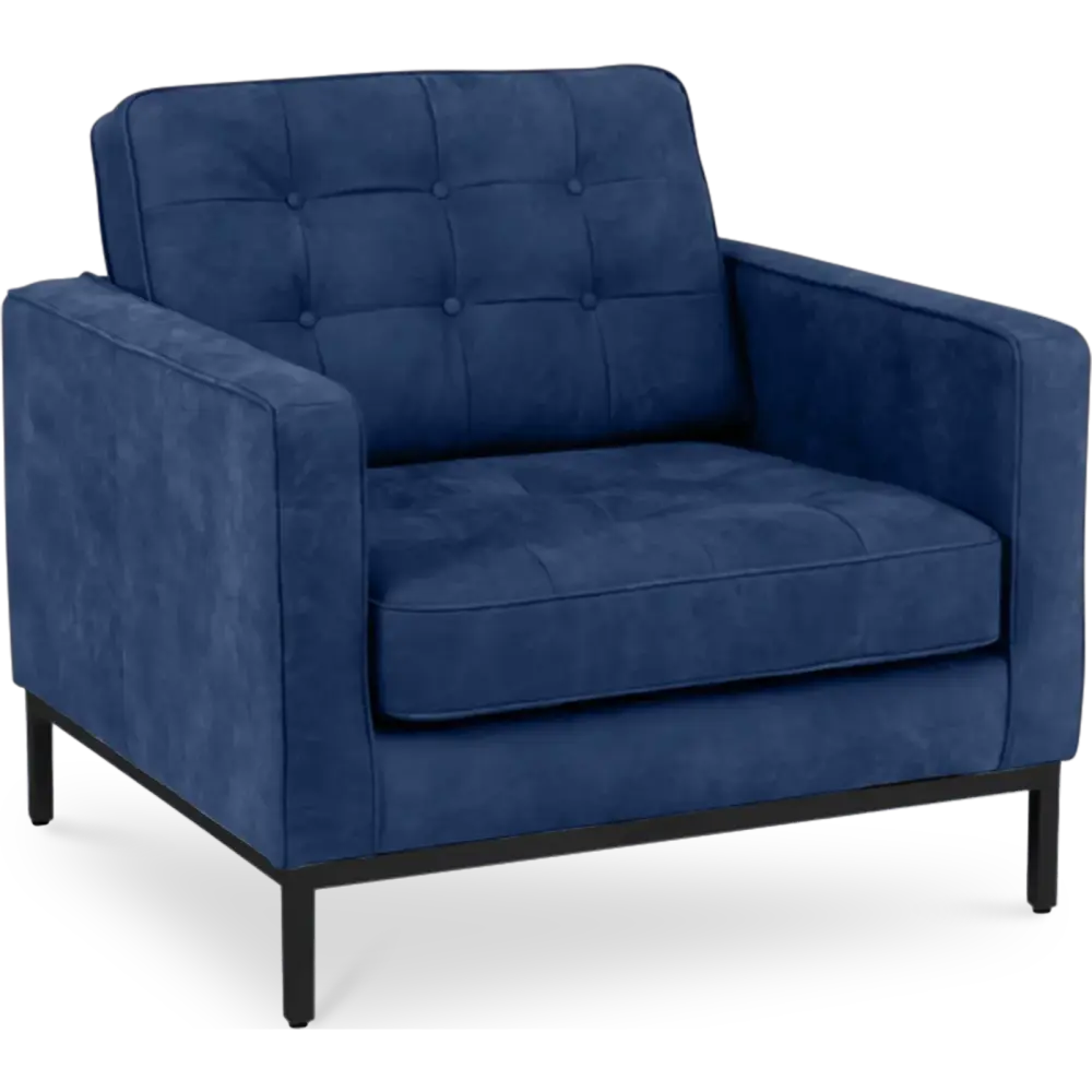 specificaties Italo chair blauw velvet   