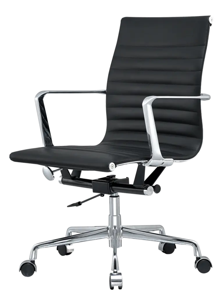 Cavel CD 117 Bureaustoel Zwart Leer