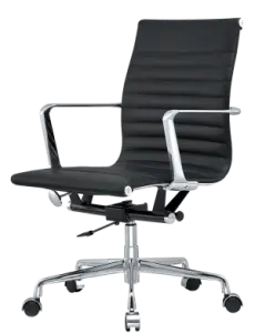 Cavel CD 117 Bureaustoel Zwart Leer