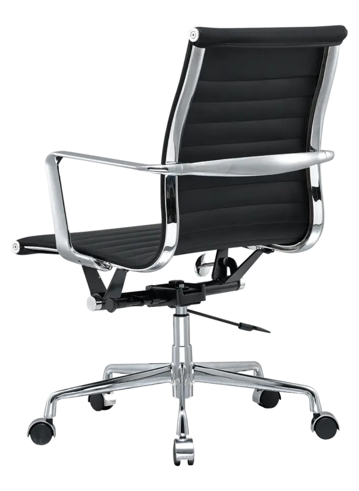 Cavel CD 117 Bureaustoel Zwart Leer