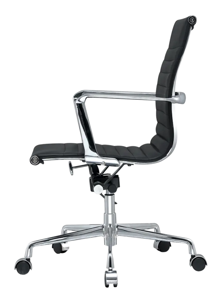 Cavel CD 117 Bureaustoel Zwart Leer