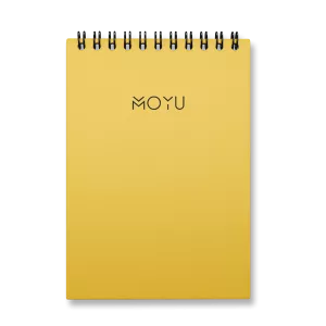 Moyu | A6 | 24 pagina's | Hardcover | Geel
