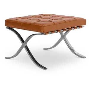 Paviljoen Ottoman Luxe Cognac / Bruin Volleer