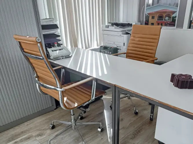 Bruine/Cognac Bureaustoelen